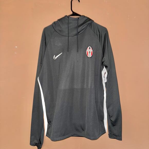 Nike Men's Bayside FC Soccer Hoodie Gray - Size XL - Picture 5 of 9